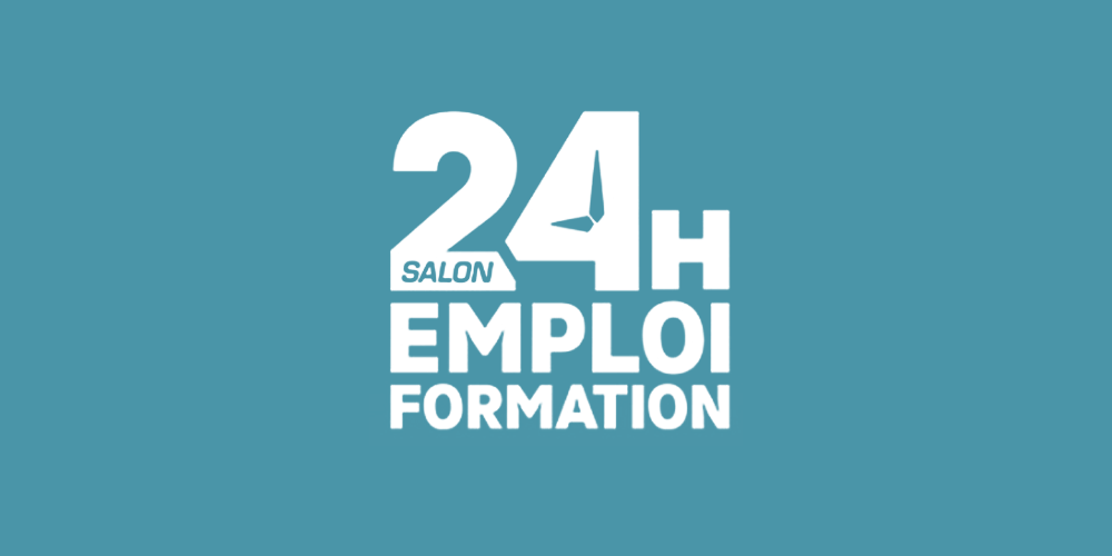 Logo du salon 24h pour l'emploi formation
