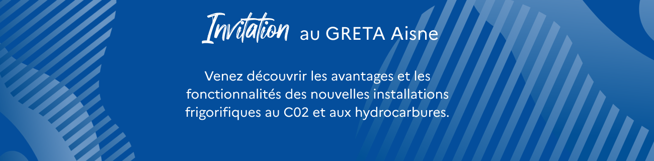invitation à l'inauguration des nouvelles installations frigorifiques du GRETA Aisne