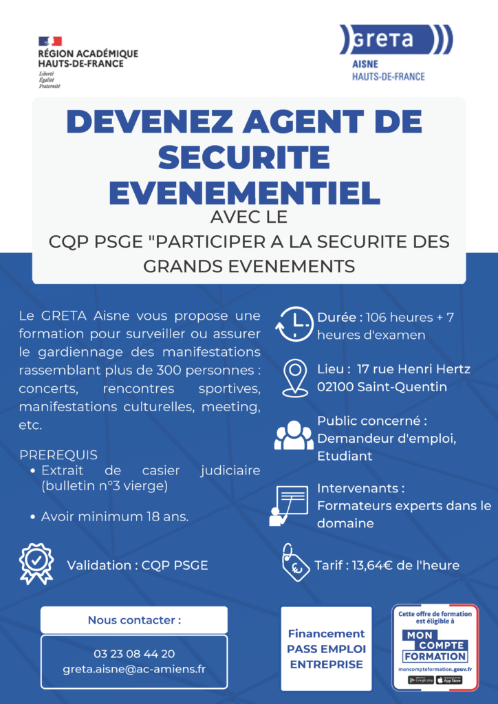 Devenez Agent De Sécurité évènementiel