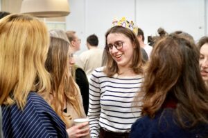 collaborateurs du GIP pendant le moment de convivialité