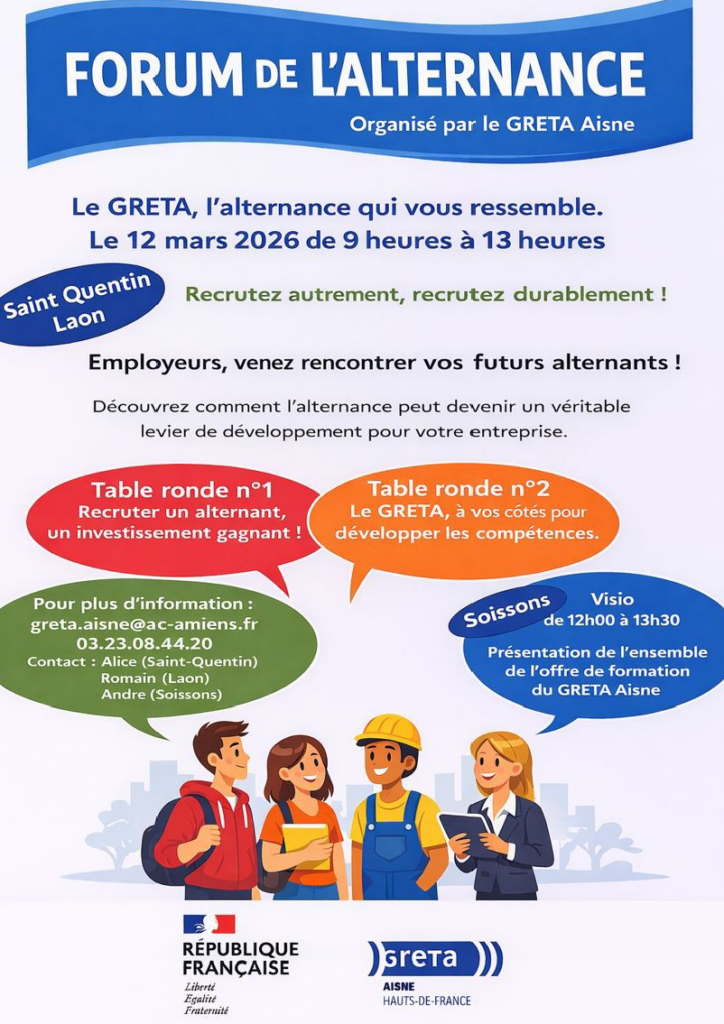Affiche Forum De L'alternance Pour Les Entreprises