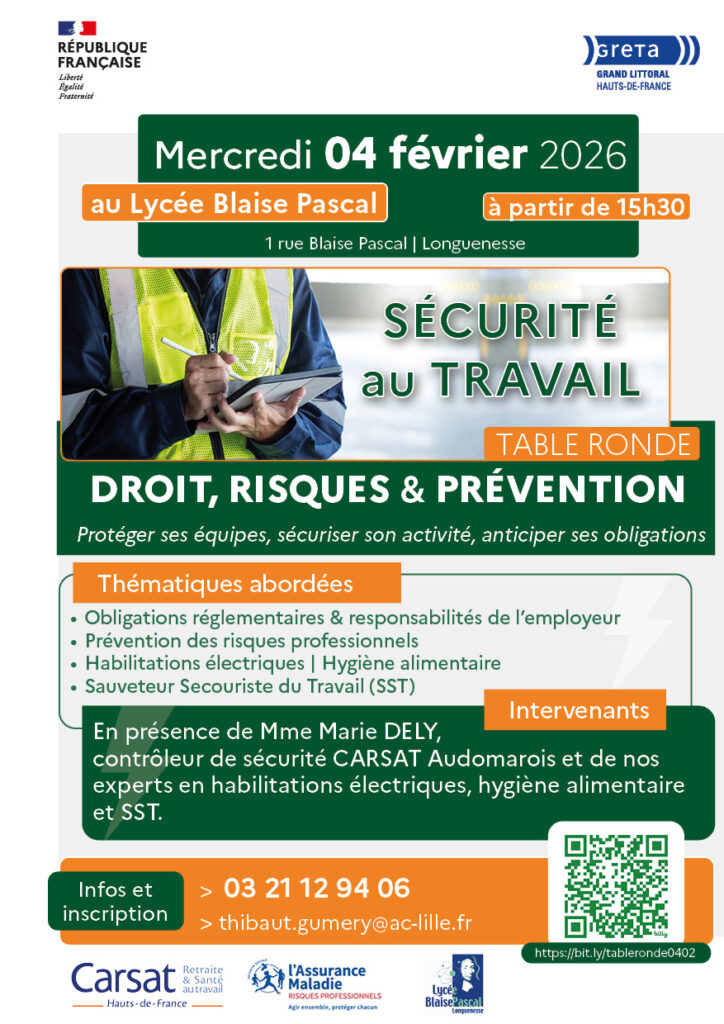 Table ronde Sécurité à Longuenesse