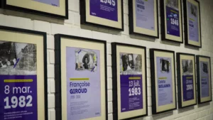 exposition sur les dates clés pour le droit des femmes