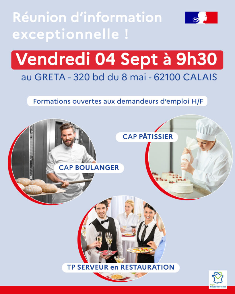 RIC Calais vendredi 4 sept