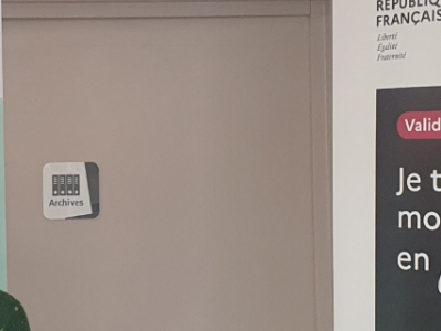 Présentation par un collaborateur lors de la Semaine de l’intégration des étrangers primo-arrivants.